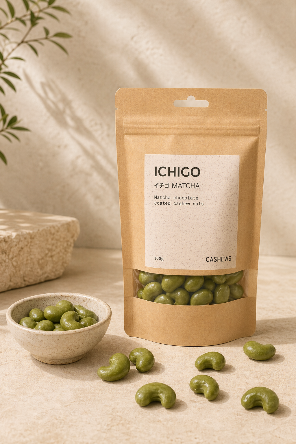 Matcha Chocolate Cashews