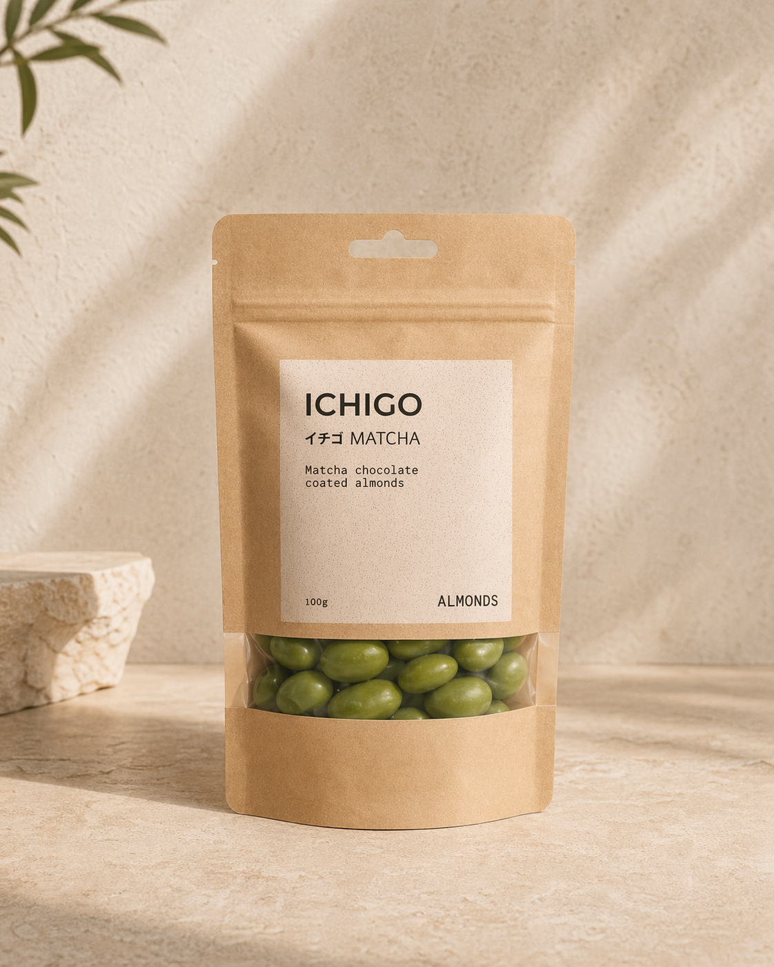 Matcha Chocolate Almonds