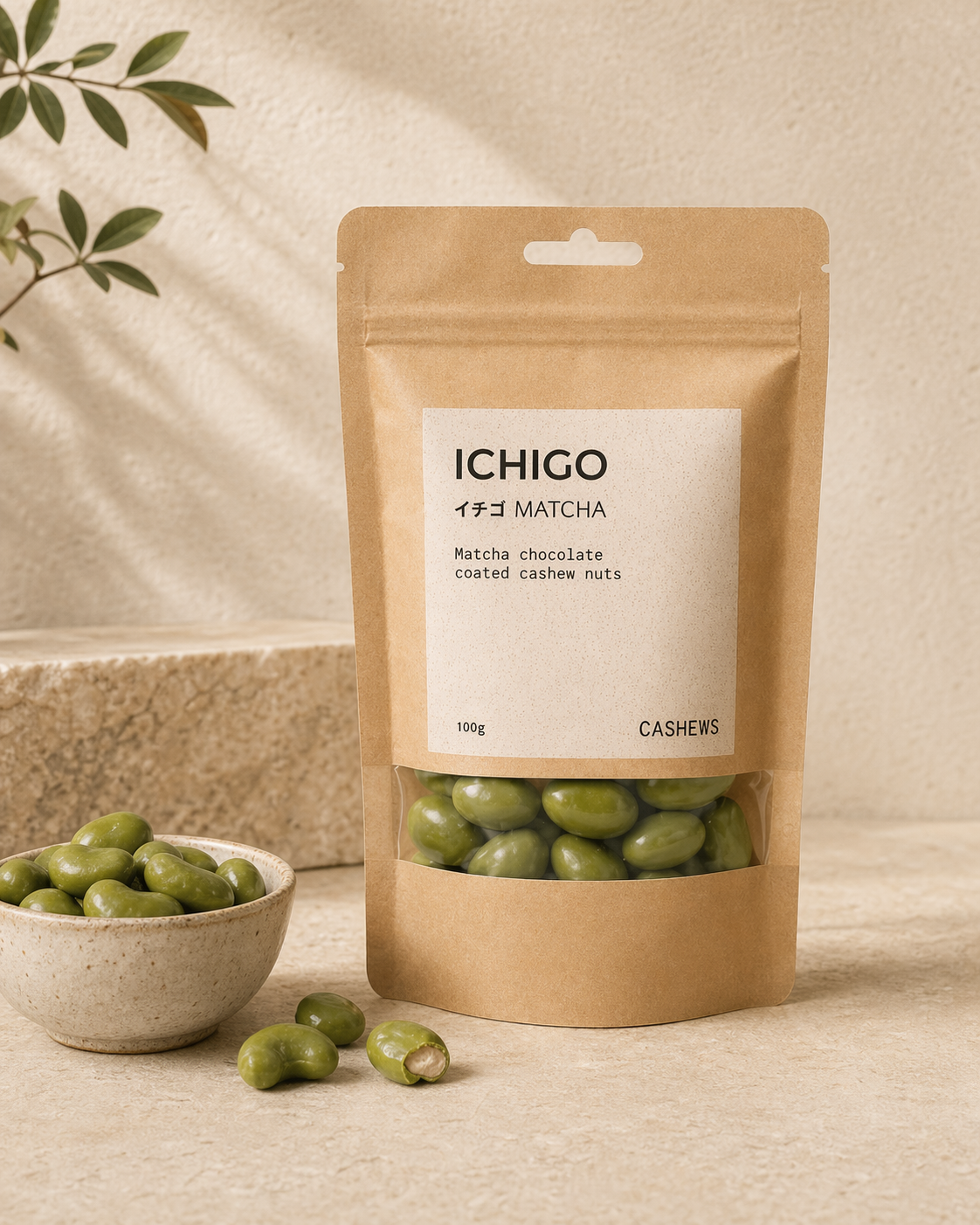 Matcha Chocolate Cashews