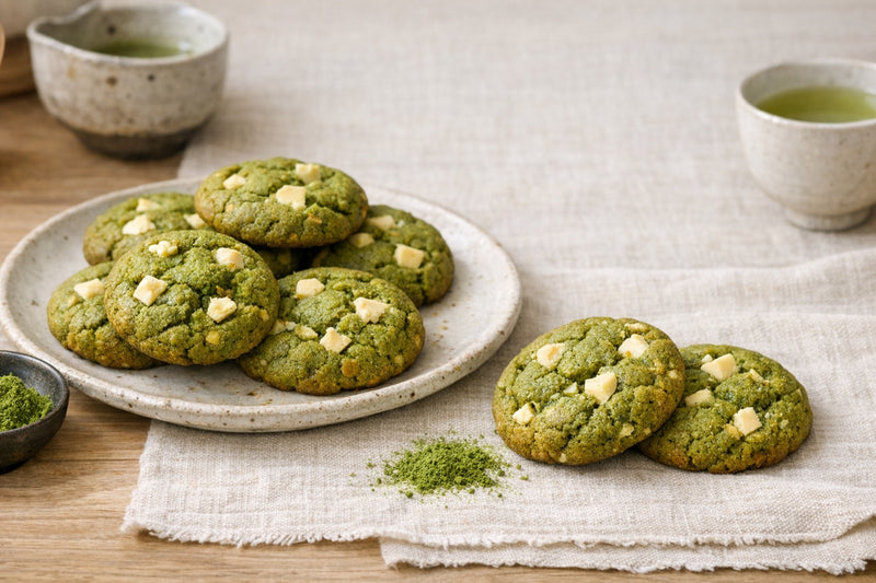 Matcha White Chocolate Cookies